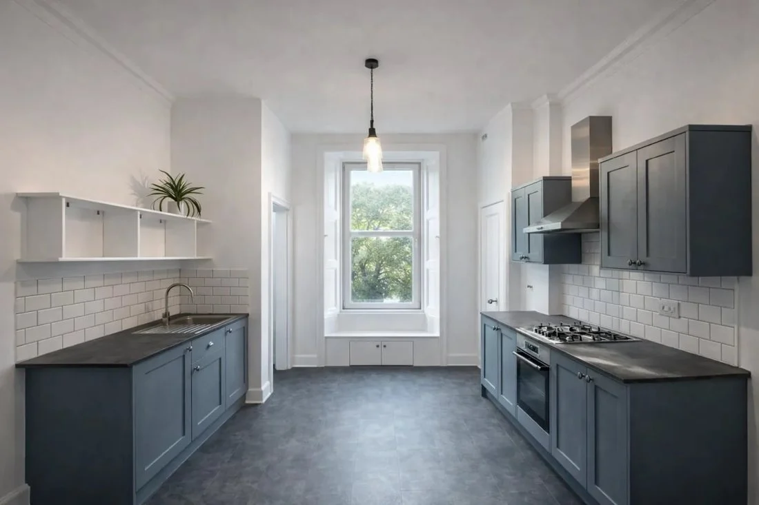 Kitchen from the current flat-renovation gallery.