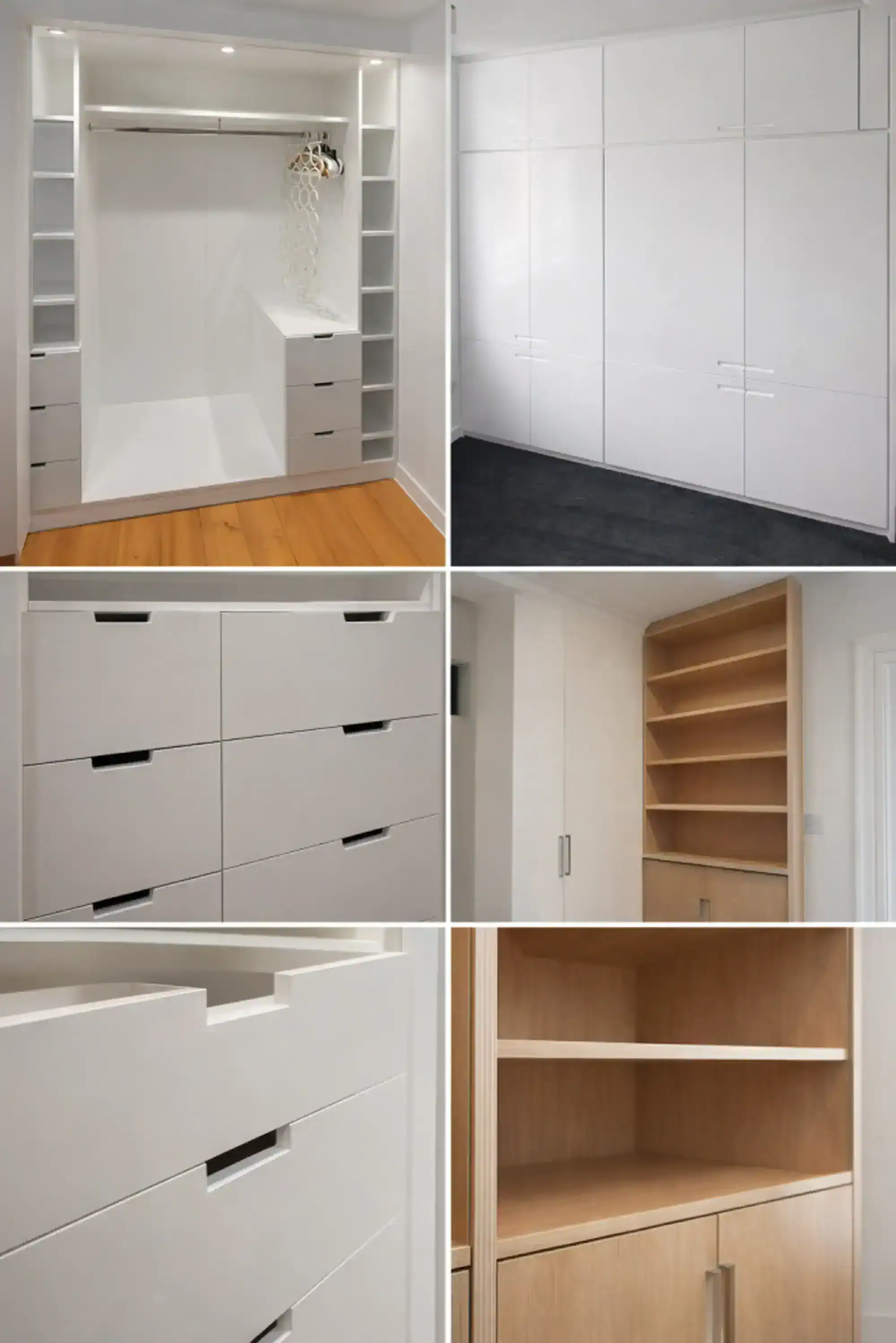 Workshop-built fitted storage by Sweet Homes